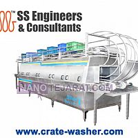 Ice Cream Crates Washer Machine